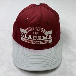 Vintage University of Alabama Crimson Tide Snapback Hat Made in USA